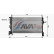 Radiator, engine cooling VO2304 Ava Quality Cooling, Thumbnail 2