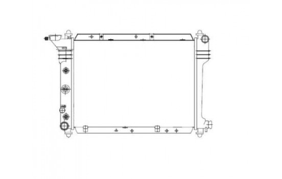 Radiator, engine cooling