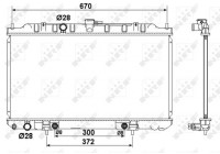 Radiator, engine cooling