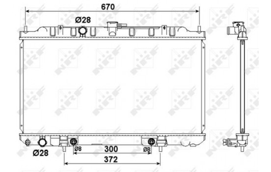 Radiator, engine cooling