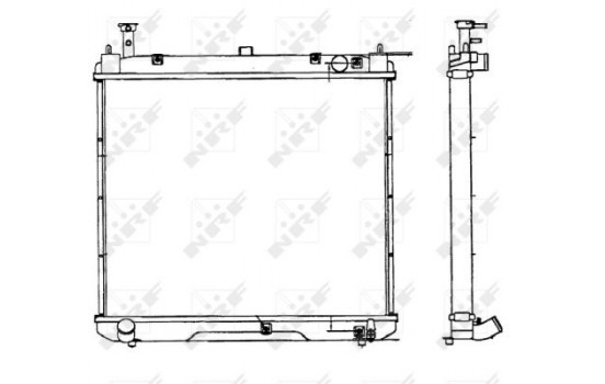 Radiator, engine cooling