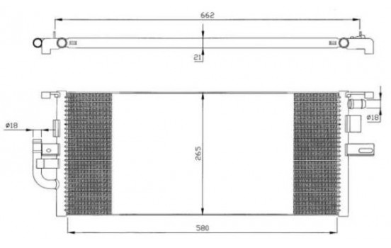 Radiator, engine cooling