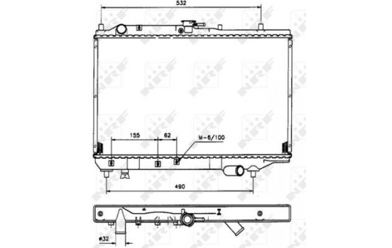 Radiator, engine cooling