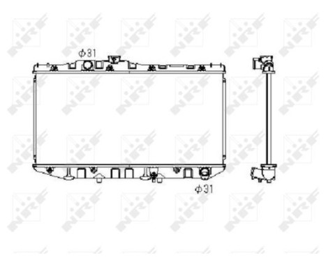 Radiator, engine cooling