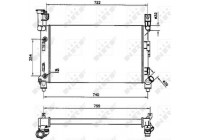 Radiator, engine cooling