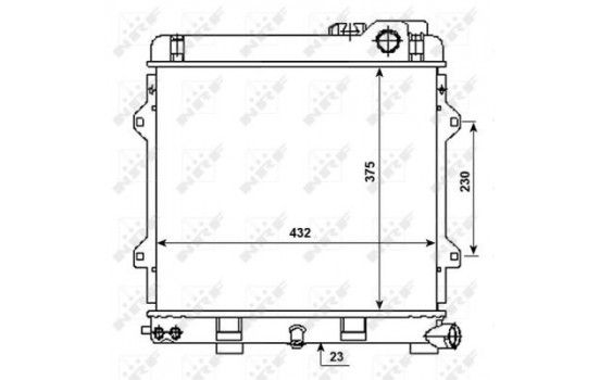 Radiator, engine cooling