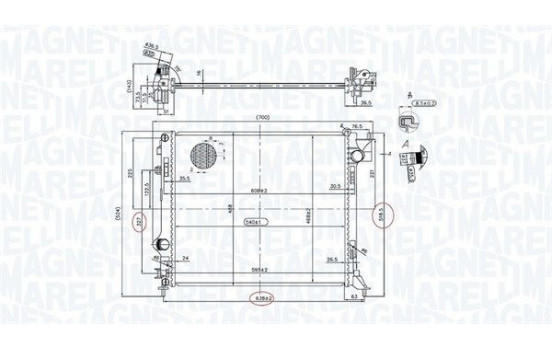 Radiator, engine cooling