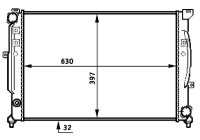 Radiator, engine cooling