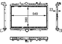 Radiator, engine cooling