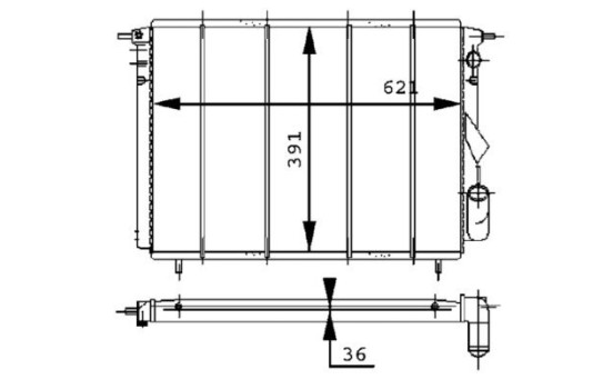 Radiator, engine cooling, Image 2