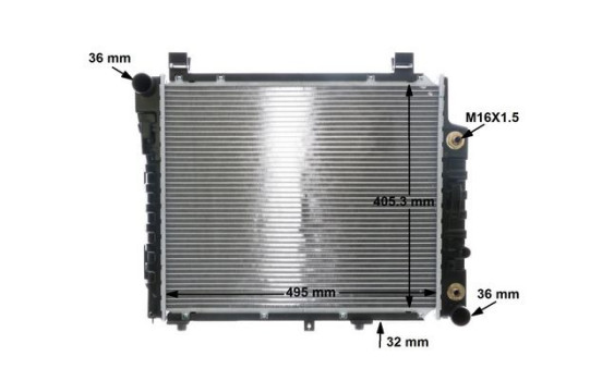 Radiator, engine cooling, Image 12