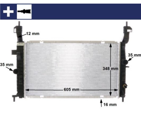 Radiator, engine cooling