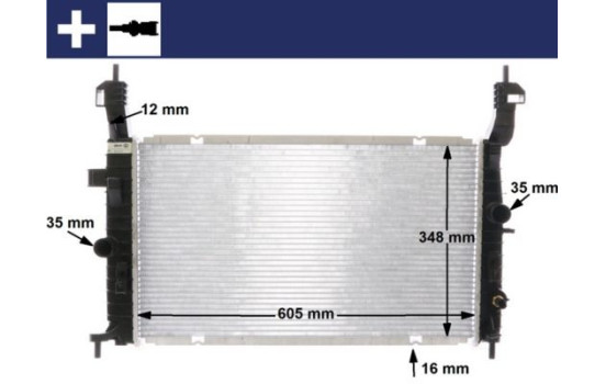 Radiator, engine cooling