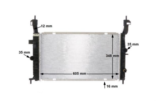 Radiator, engine cooling, Image 12