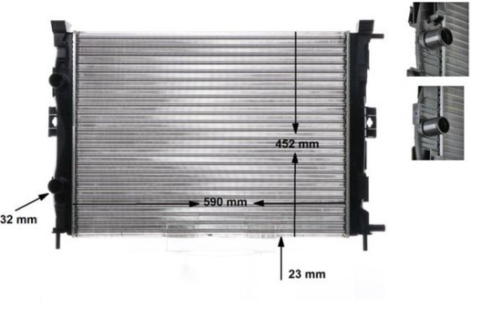 Radiator, engine cooling