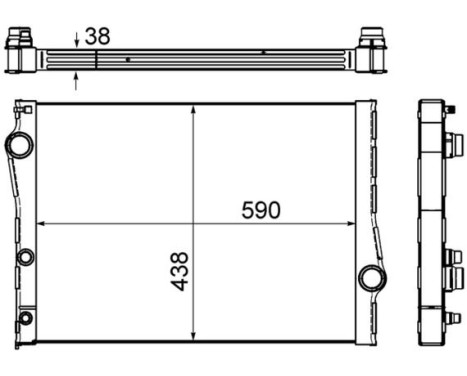 Radiator, engine cooling, Image 5