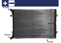 Radiator, engine cooling