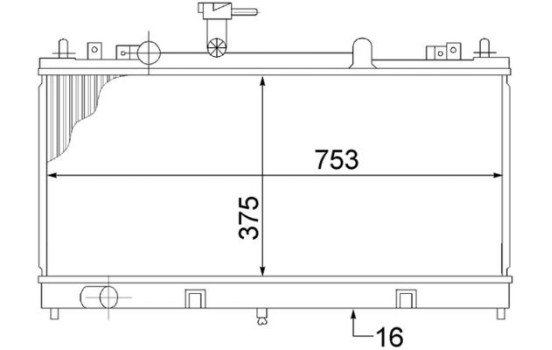 Radiator, engine cooling, Image 2