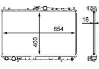 Radiator, engine cooling