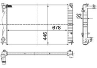 Radiator, engine cooling