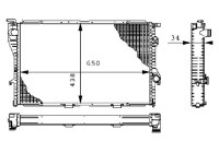 Radiator, engine cooling