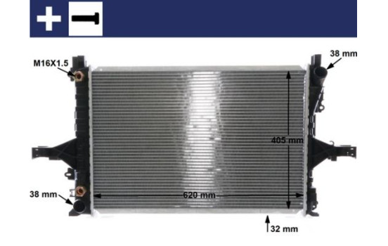 Radiator, engine cooling