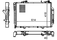 Radiator, engine cooling