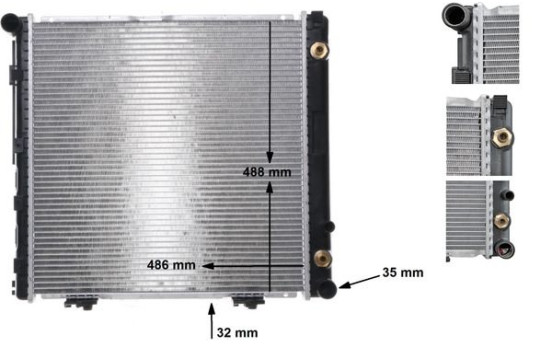 Radiator, engine cooling