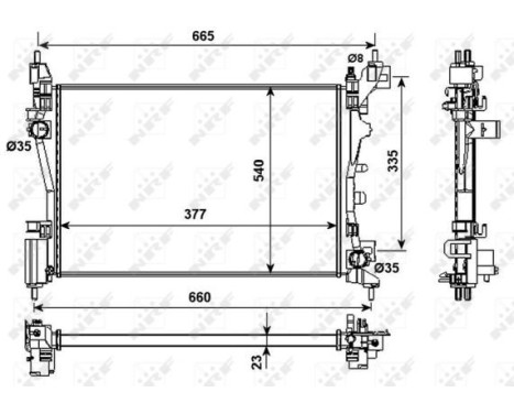 Radiator, engine cooling, Image 4