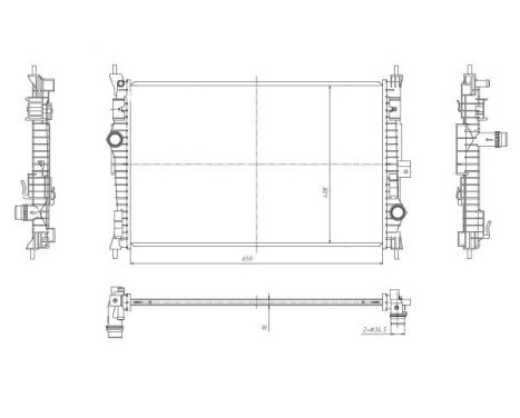 Radiator, engine cooling, Image 5