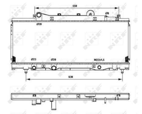 Radiator, engine cooling