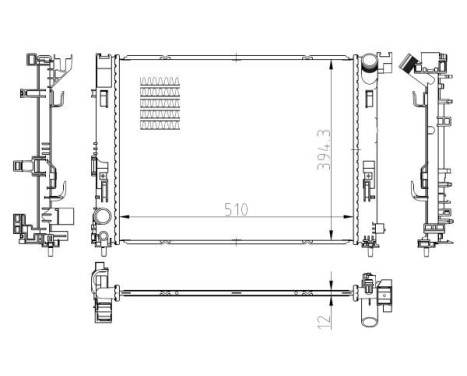 Radiator, engine cooling, Image 2
