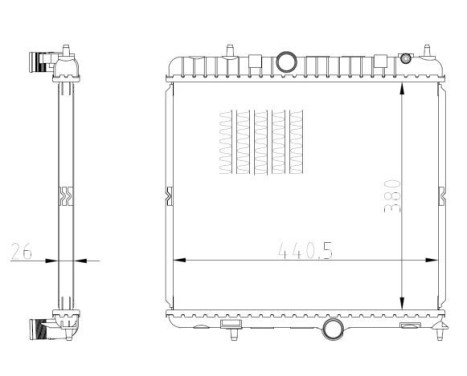 Radiator, engine cooling, Image 3