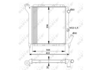 Radiator, engine cooling