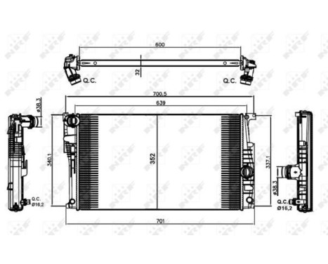 Radiator, engine cooling, Image 4