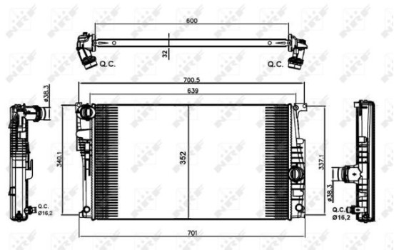 Radiator, engine cooling, Image 5