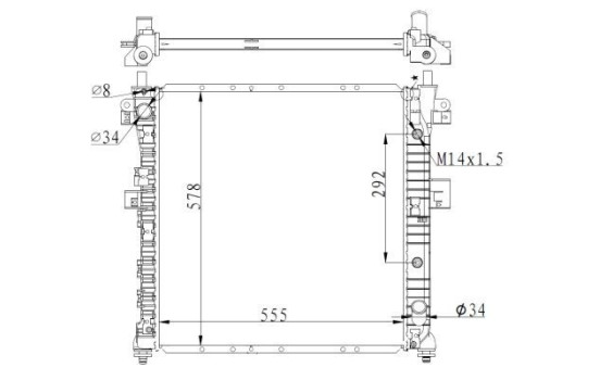 Radiator, engine cooling, Image 4
