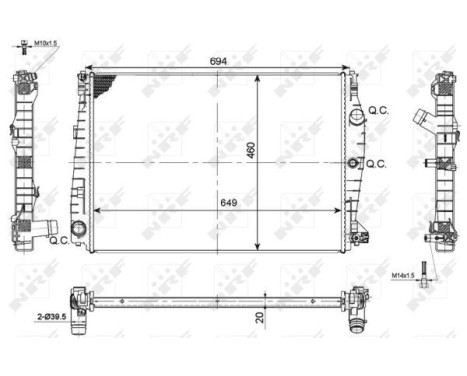 Radiator, engine cooling, Image 5