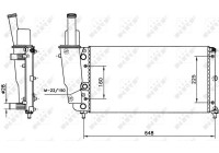 Radiator, engine cooling