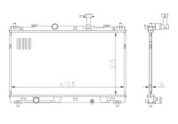 Radiator, engine cooling