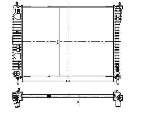 Radiator, engine cooling, Image 2