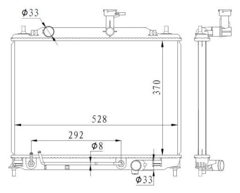 Radiator, engine cooling