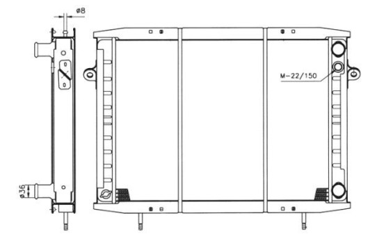 Radiator, engine cooling, Image 5