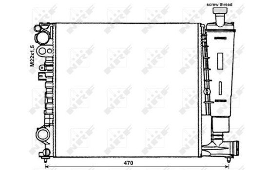 Radiator, engine cooling, Image 5