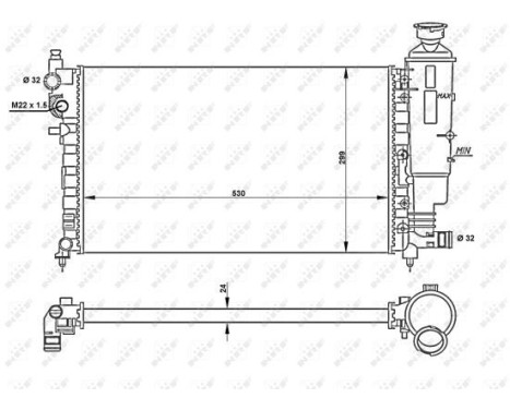 Radiator, engine cooling, Image 4