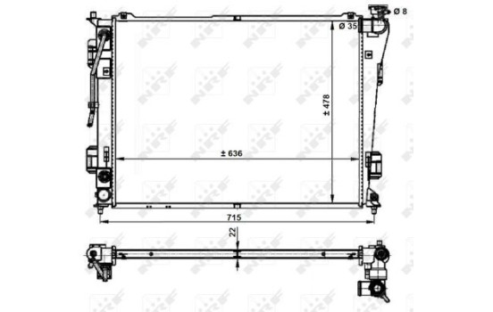 Radiator, engine cooling, Image 4