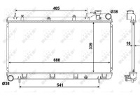 Radiator, engine cooling
