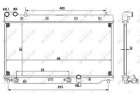 Radiator, engine cooling