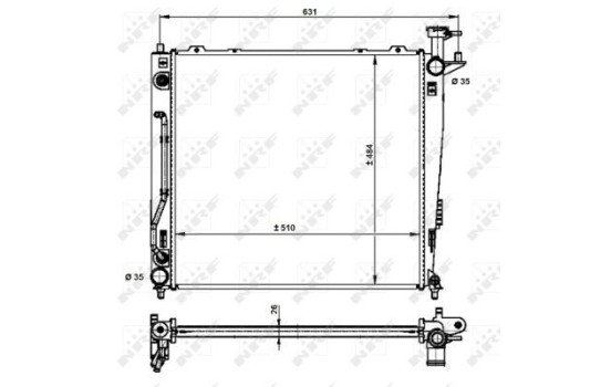 Radiator, engine cooling, Image 2