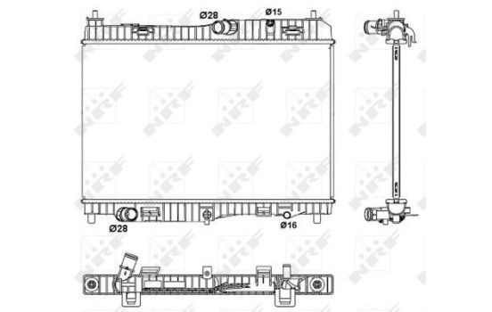 Radiator, engine cooling